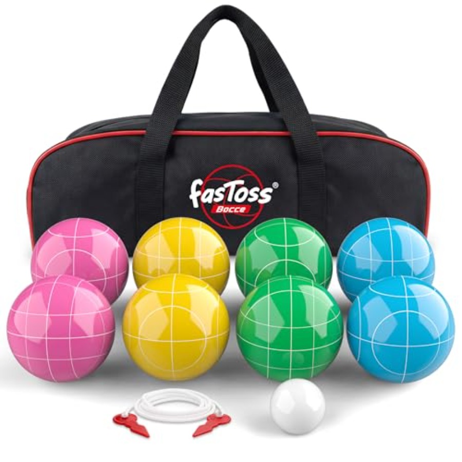 Bocce Ball Lawn - مجموعة كرة البوكسيه للحدائق والشواطئ: كرات