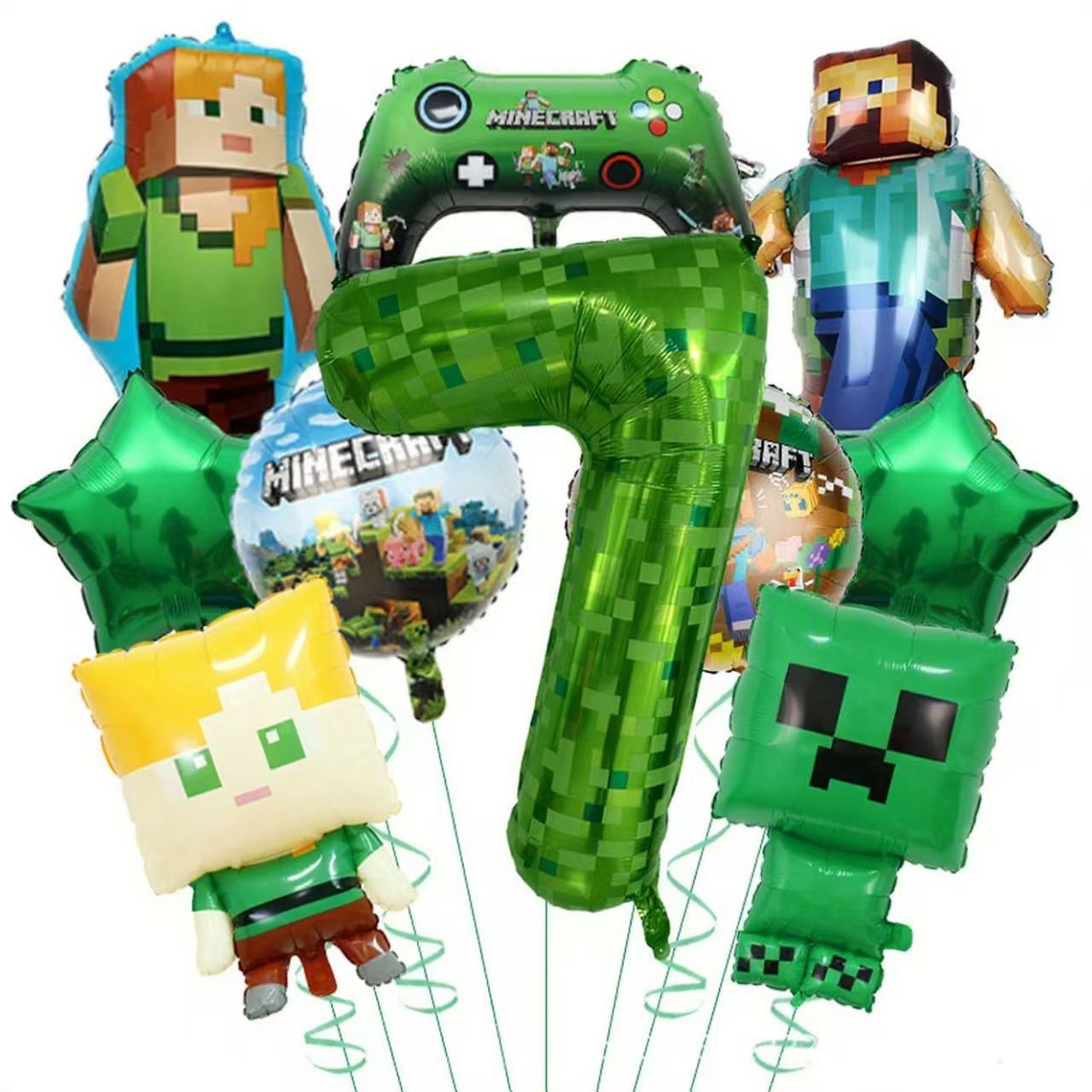 بالون من رقائق الألومنيوم بتصم - مراجعة Party Games Minecraft وسعره