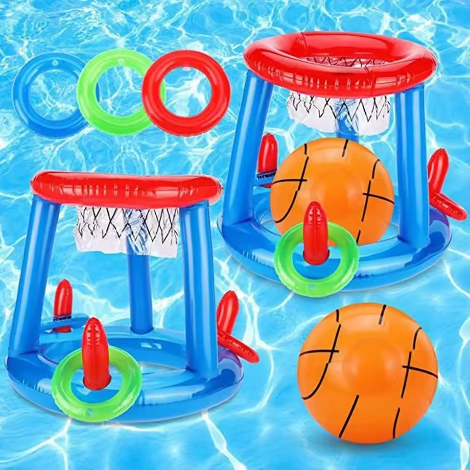 لعبة كرة السلة العائمة القابلة - مراجعة Ring Toss Outdoor وسعره