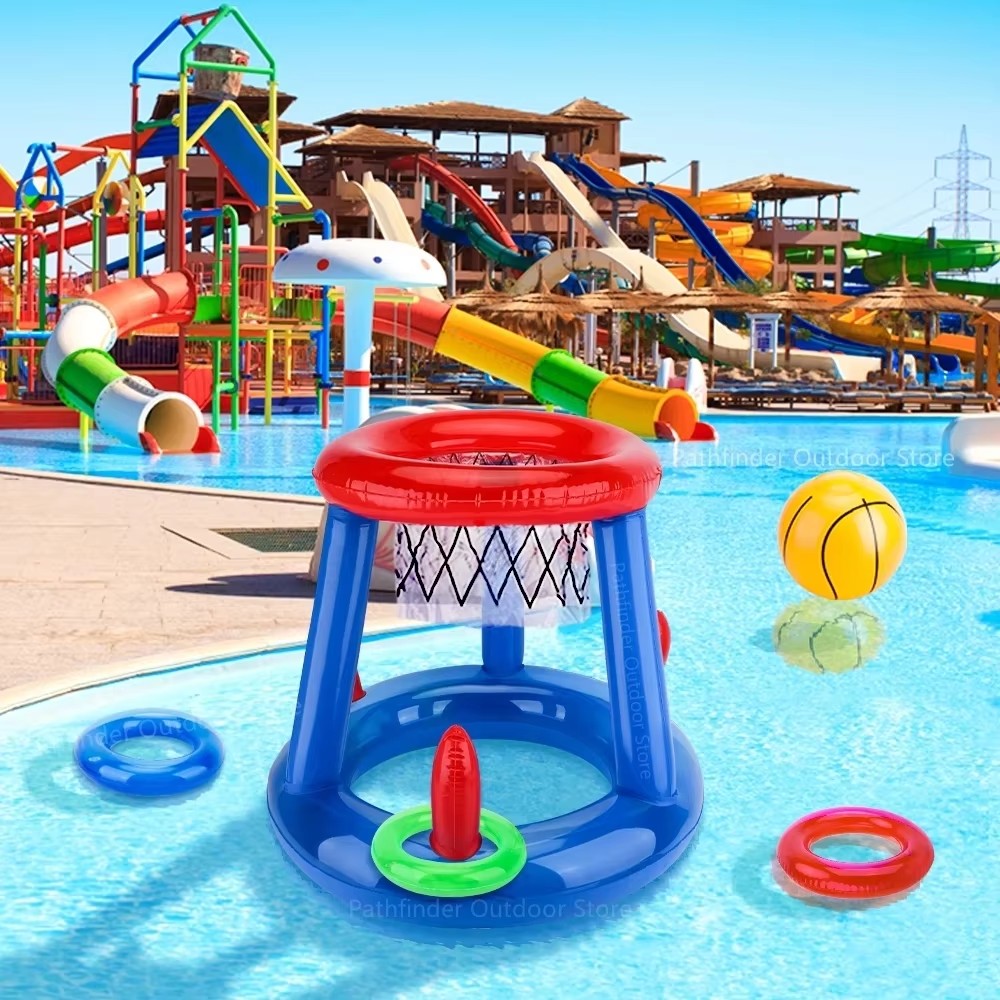 لعبة كرة السلة العائمة القابلة - مراجعة Ring Toss Outdoor وسعره