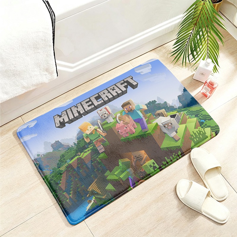سجادة أرضية من الفلانيل بتصميم - مراجعة Party Games Minecraft وسعره