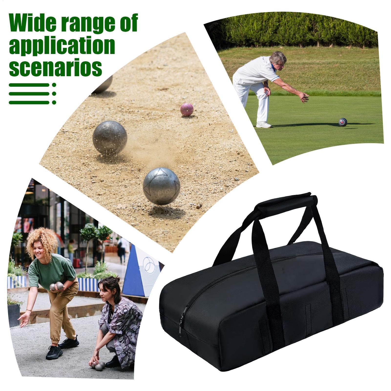 أكياس الكرة سستة مزدوجة المنظم - مراجعة Bocce Ball Lawn وسعره