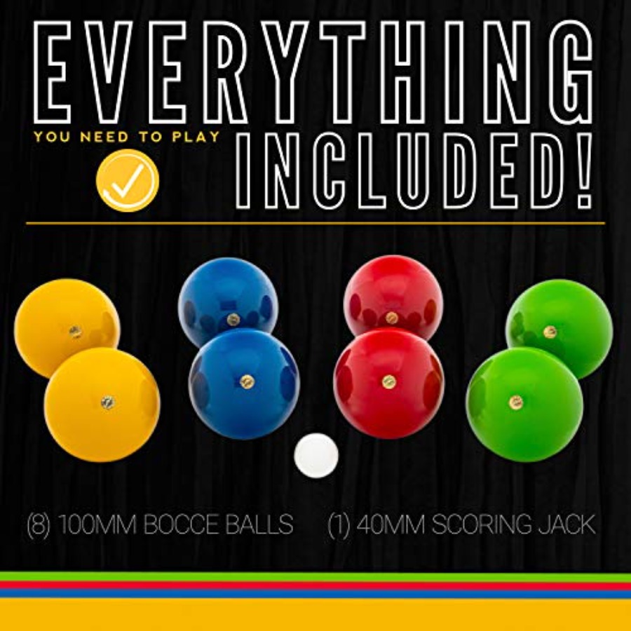 مجموعة كرات البوتشي، 8 كرات خش - مراجعة Bocce Ball Lawn وسعره